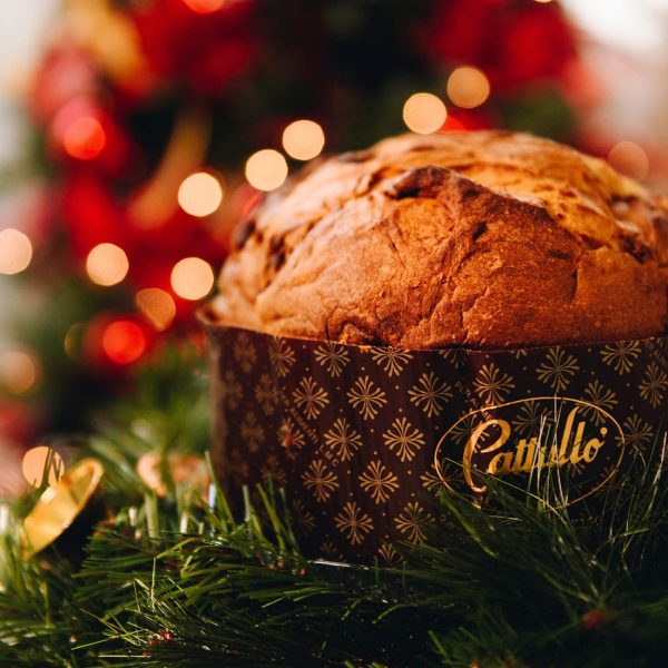 panettone decorato natalizio