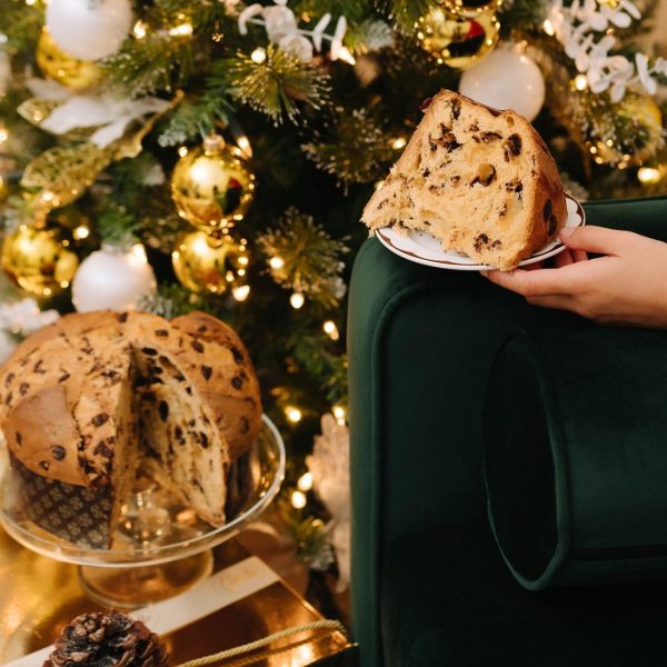 panettone con gocce di cioccolato